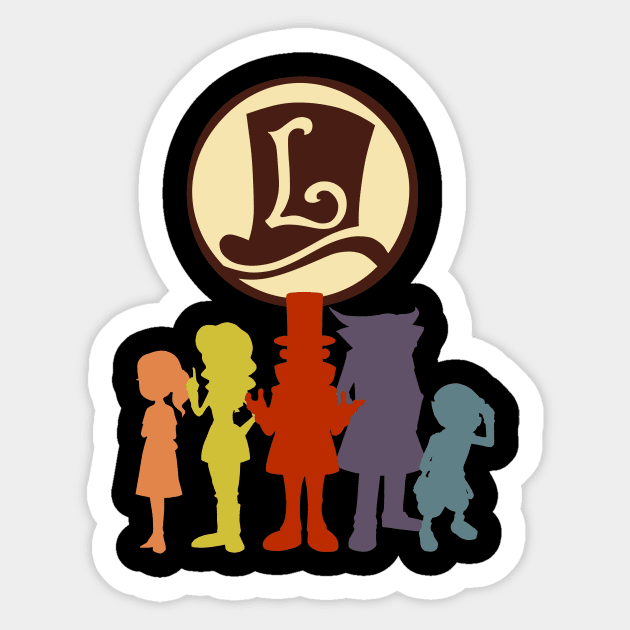 Layton Sticker by Gigan91